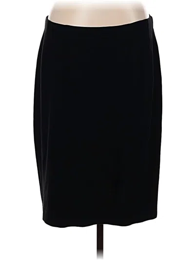 Pre-owned Eileen Fisher Formal Skirt In Black