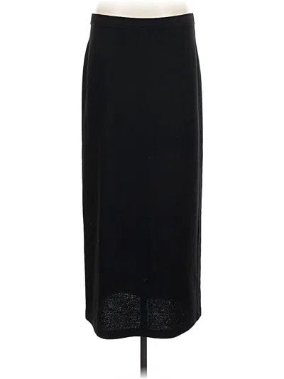 Pre-owned Eileen Fisher Formal Skirt In Black