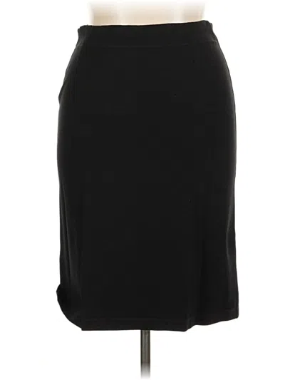 Pre-owned Eileen Fisher Formal Skirt In Black