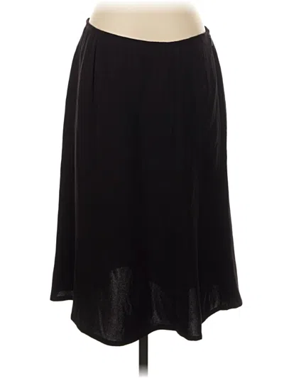 Pre-owned Eileen Fisher Formal Skirt In Black