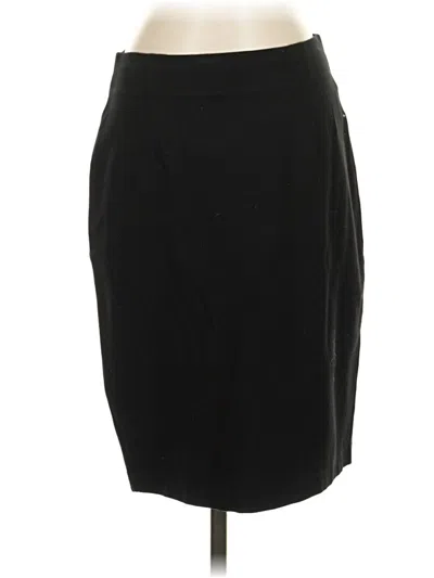 Pre-owned Eileen Fisher Formal Skirt In Black