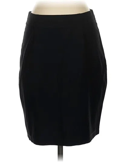 Pre-owned Eileen Fisher Formal Skirt In Black