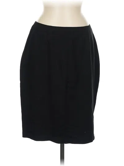 Pre-owned Eileen Fisher Formal Skirt In Black