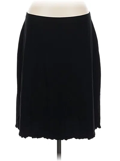 Pre-owned Eileen Fisher Formal Skirt In Black