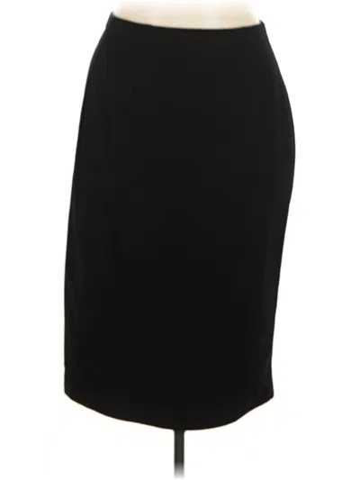 Pre-owned Eileen Fisher Formal Skirt In Black