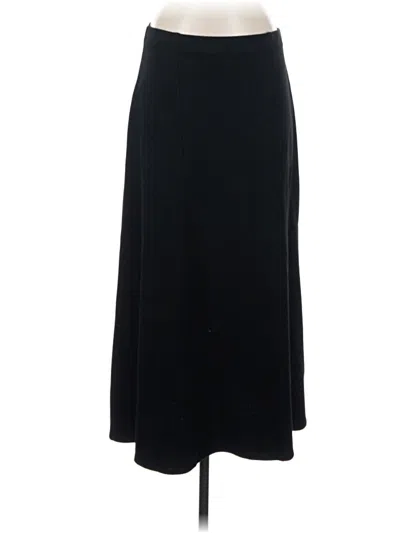 Pre-owned Eileen Fisher Formal Skirt In Black