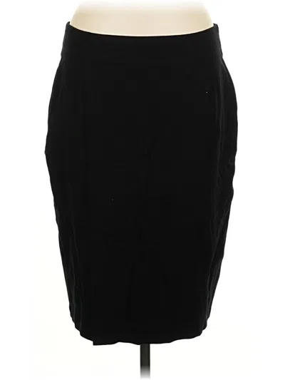Pre-owned Eileen Fisher Formal Skirt In Black
