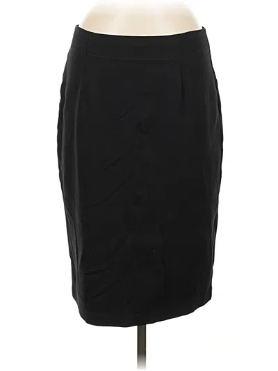 Pre-owned Eileen Fisher Formal Skirt In Black
