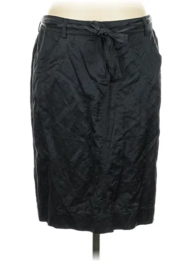 Pre-owned Eileen Fisher Formal Skirt In Black