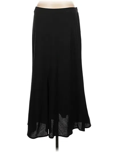Pre-owned Eileen Fisher Formal Skirt In Black