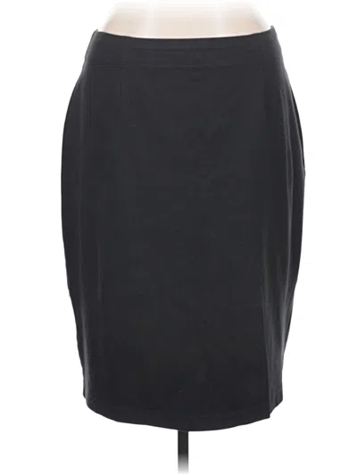 Pre-owned Eileen Fisher Formal Skirt In Black