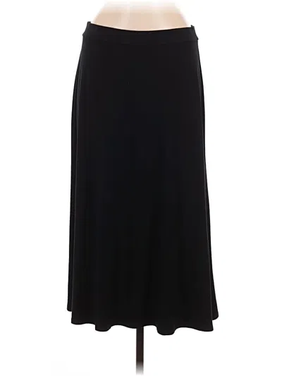 Pre-owned Eileen Fisher Formal Skirt In Black