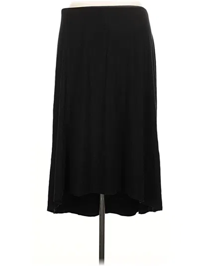 Pre-owned Eileen Fisher Formal Skirt In Black