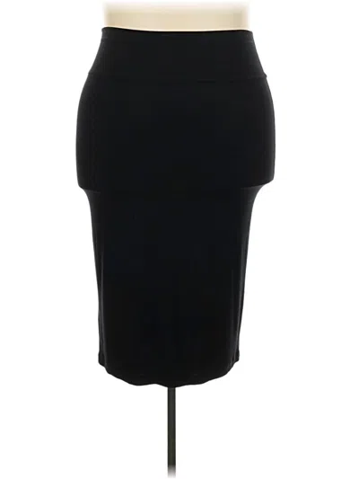 Pre-owned Eileen Fisher Formal Skirt In Black