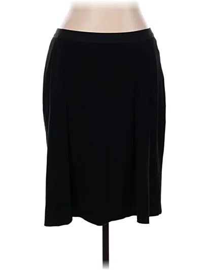 Pre-owned Eileen Fisher Formal Skirt In Black