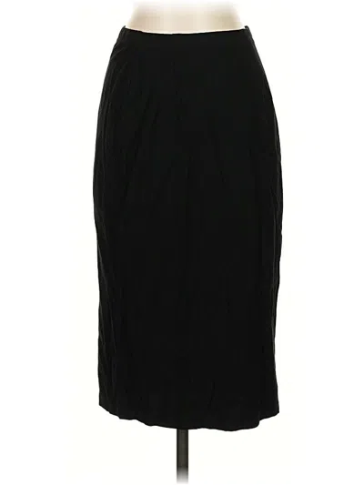 Pre-owned Eileen Fisher Formal Skirt In Black