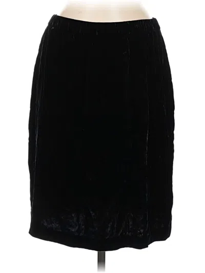 Pre-owned Eileen Fisher Formal Skirt In Black