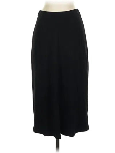 Pre-owned Eileen Fisher Formal Skirt In Black