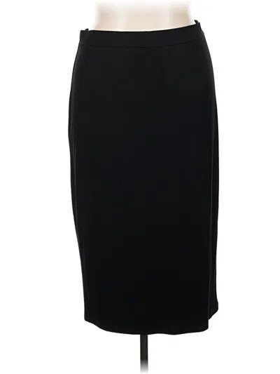 Pre-owned Eileen Fisher Formal Skirt In Black