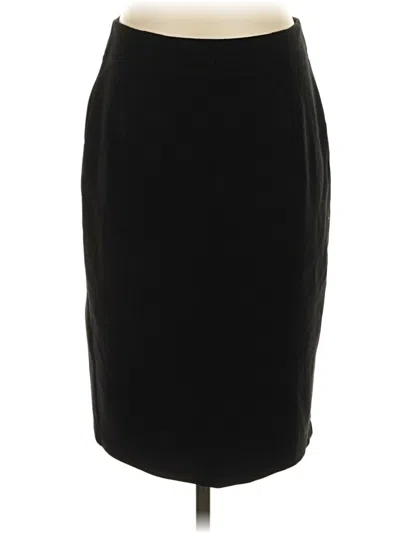 Pre-owned Eileen Fisher Formal Skirt In Black