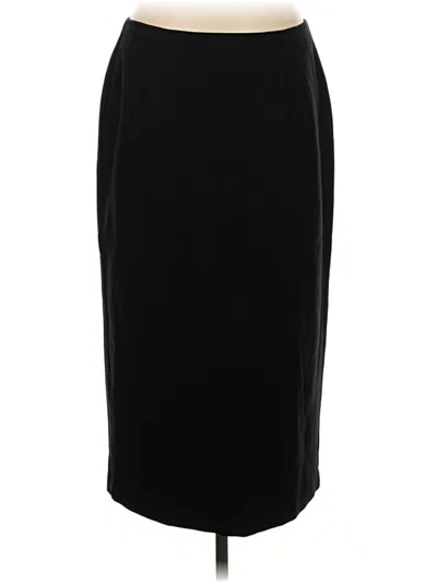 Pre-owned Eileen Fisher Formal Skirt In Black