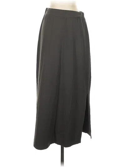 Pre-owned Eileen Fisher Formal Skirt In Gray
