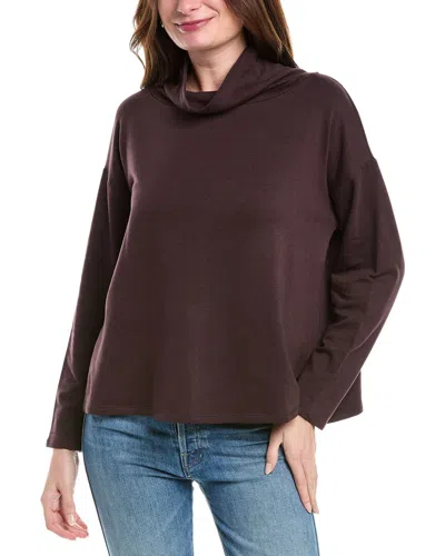 Eileen Fisher Funnel Top In Multi