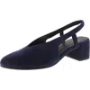 Eileen Fisher Gals Womens Block Heel Suede Slingback Heels In Multi