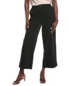 Eileen Fisher Garment-dyed Wide Ankle Pant In Black