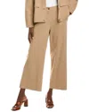 Eileen Fisher Garment-dyed Wide Ankle Pant In Brown
