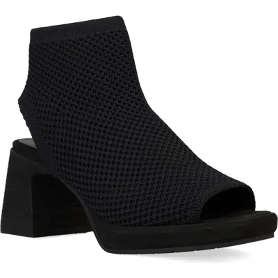 Eileen Fisher Gavis Cutout Bootie In Black