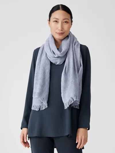 Eileen Fisher Handwoven Organic Cotton Scarf