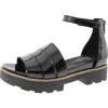 Eileen Fisher Heir Womens Zipper Manmade Ankle Strap In Black