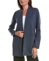 Eileen Fisher High Collar Long Jacket