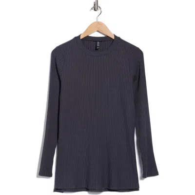 Eileen Fisher High Crewneck Tunic In Black