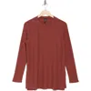 Eileen Fisher High Crewneck Tunic Sweater In Deep Turmeric