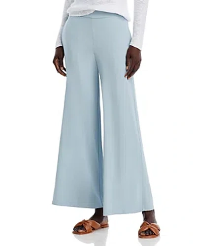 Eileen Fisher High Rise Pull On Wide Leg Pants In Dawn