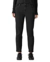 Eileen Fisher High Rise Slim Fit Ankle Jeans In Black In Black
