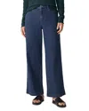 Eileen Fisher High Rise Ankle Straight Leg Jeans In Medium Indigo In Blue