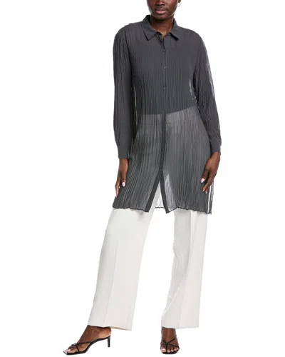 EILEEN FISHER EILEEN FISHER HIGH SLIT SILK SHIRT