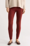 Eileen Fisher High Waist Ankle Leggings In Brown