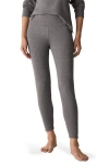 Eileen Fisher High Waist Ankle Leggings In Gray