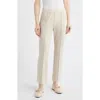 Eileen Fisher High Waist Ankle Pants In White