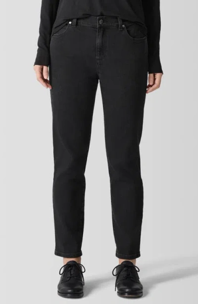 EILEEN FISHER EILEEN FISHER HIGH WAIST ANKLE SLIM JEANS
