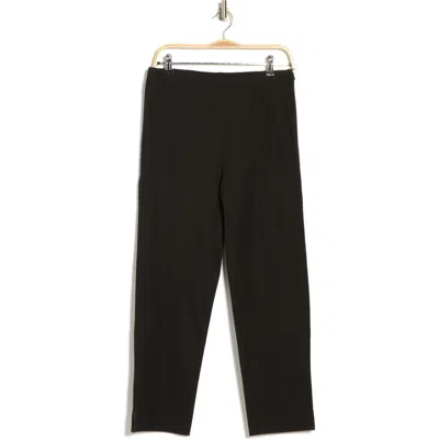 Eileen Fisher High Waist Slim Ankle Pants In Black