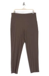 Eileen Fisher High Waist Slim Crepe Ankle Pants