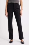 Eileen Fisher High Waist Slim Fit Jeans In Black