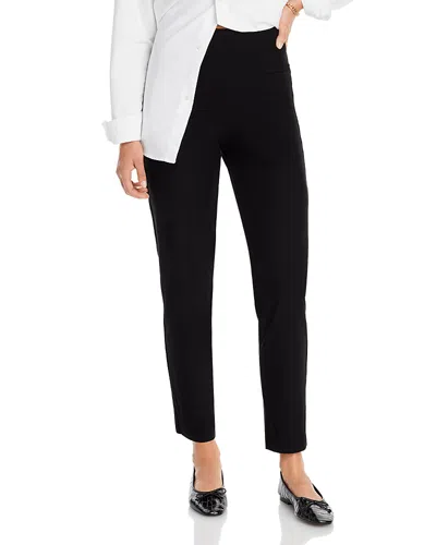 EILEEN FISHER HIGH WAIST SLIM FIT PANTS,QRTK-P4547M