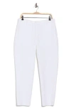 Eileen Fisher High Waist Tapered Ankle Pants In White