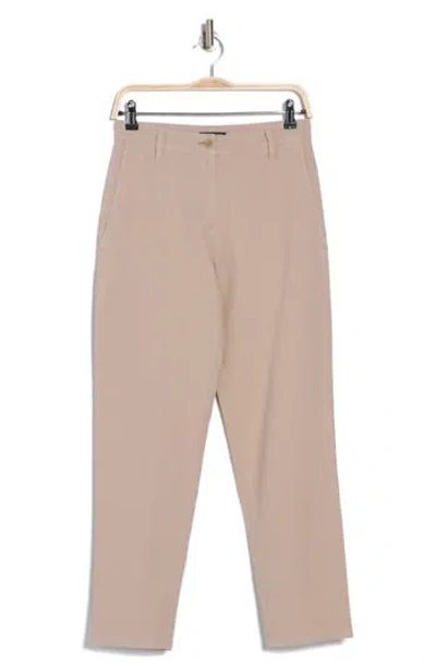 Eileen Fisher High Waist Tapered Pants In Wheat